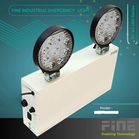 Finetech-Systems-Industrial-Emergency-Light-A1-18W-LED-Twin-Beam-Model-No-IEL-A1-18L-BC-LI